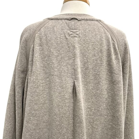 prAna Hemp Blend Fleece Lined Pullover Sweatshirt Sweater Oatmeal Gray size 2X - Picture 5 of 7